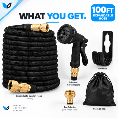 Expandable Easy-Storage Garden Hose