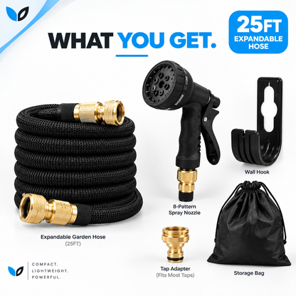 Expandable Easy-Storage Garden Hose
