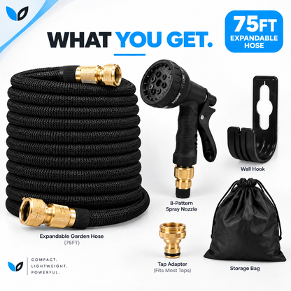 Expandable Easy-Storage Garden Hose